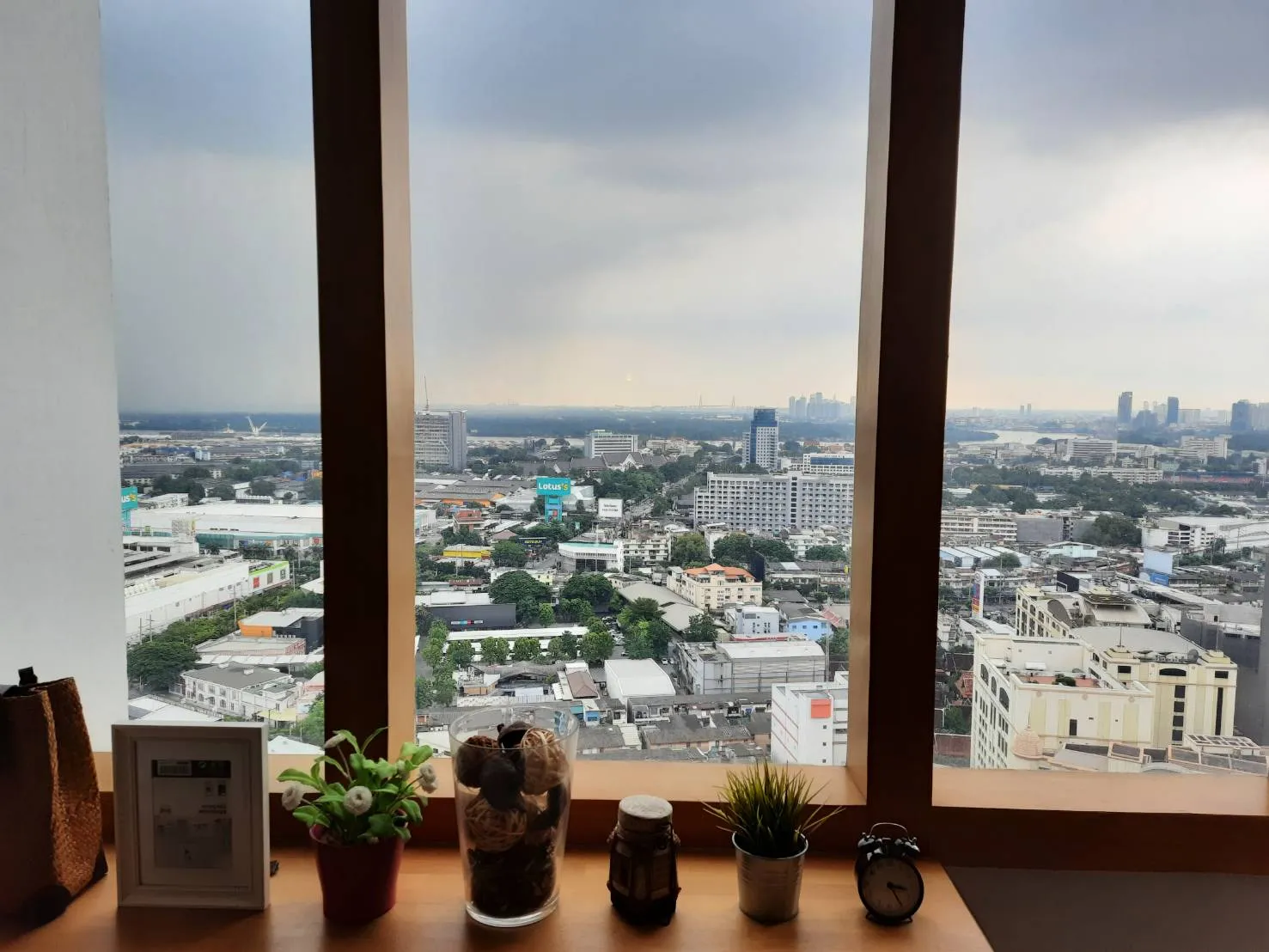 Daytime Bangkok view from the 26th floor