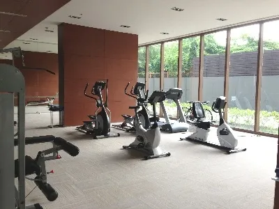 Emporio Place fitness room with cardio equipment